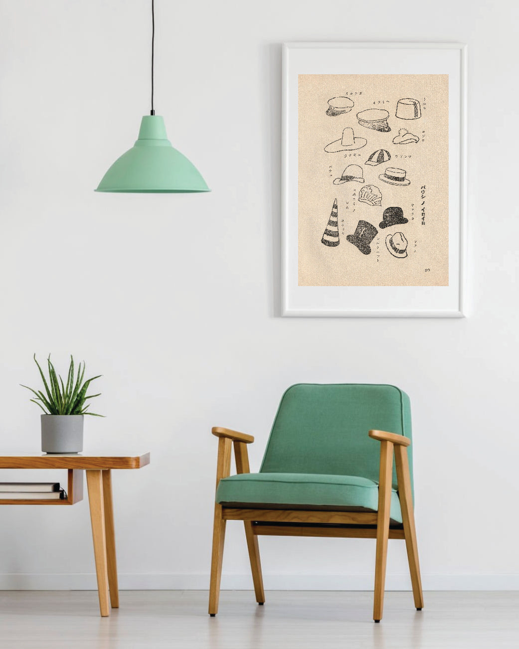 kiku print : A3 print - millinery