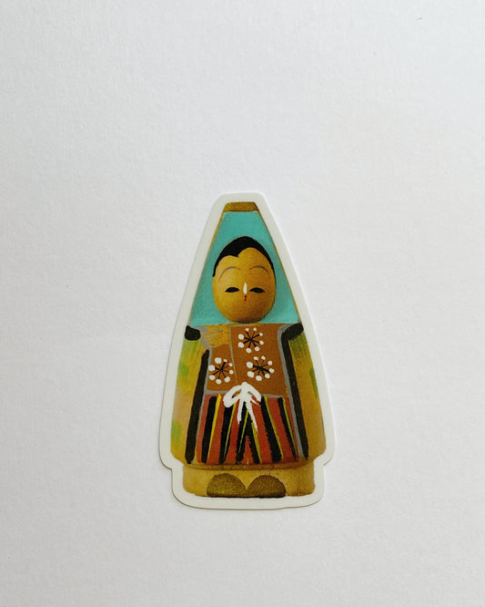 kiku print : vinyl sticker - Misako