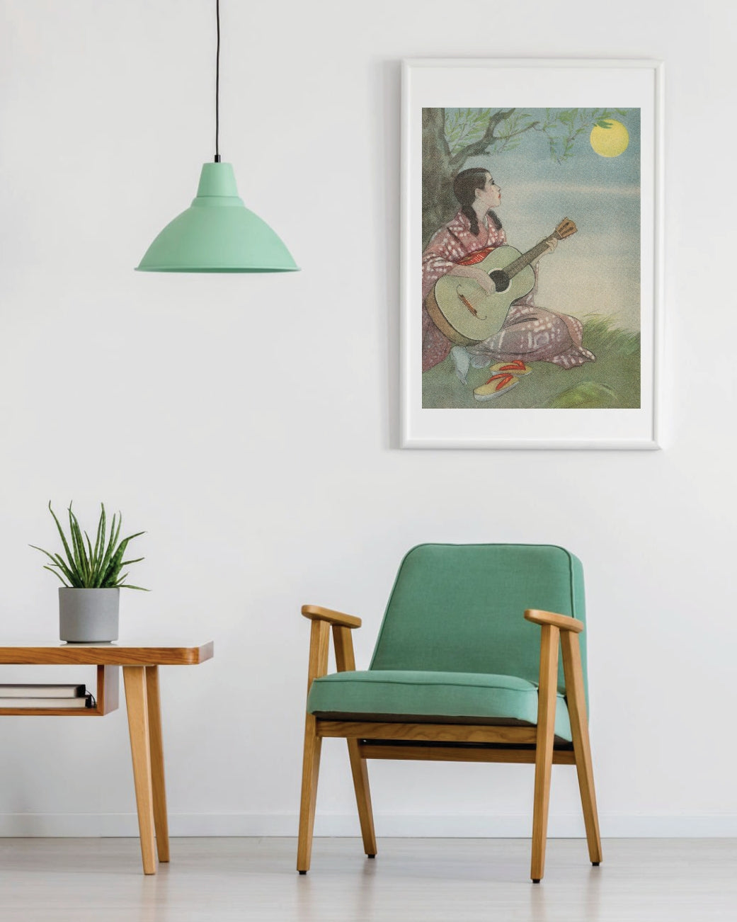 kiku print  : A3 print - moonlight sonata