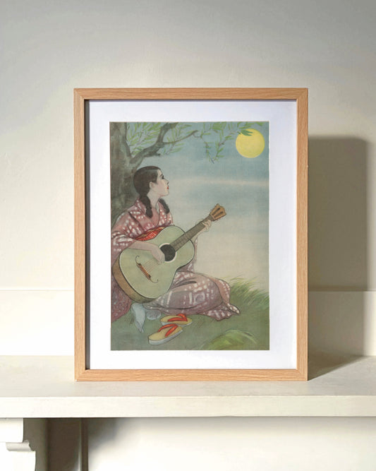 kiku print  : A3 print - moonlight sonata