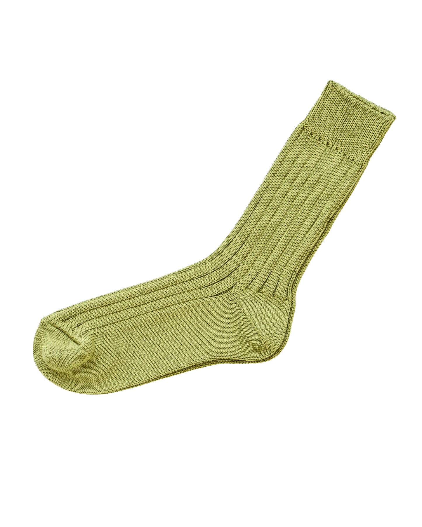 NISHIGUCHI KUTSUSHITA : praha egyptian cotton ribbed sock