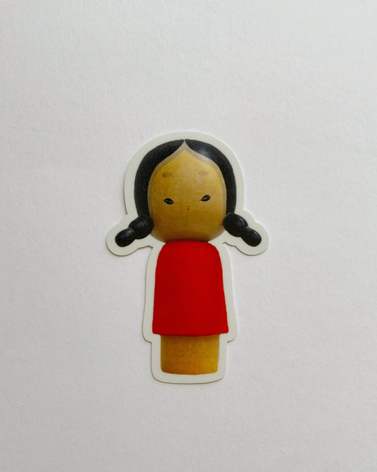 kiku print : vinyl sticker - Noriko