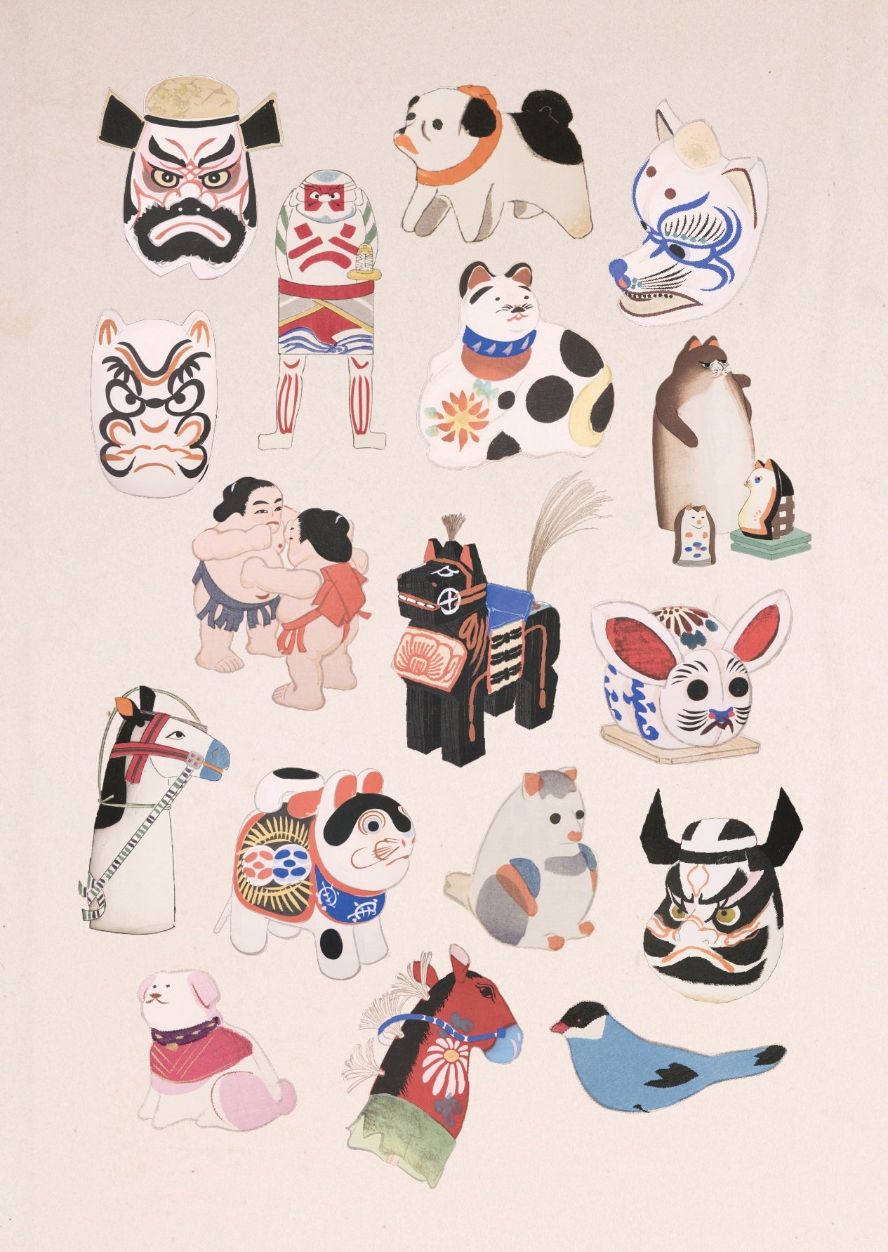 kiku print : A3 print - omocha