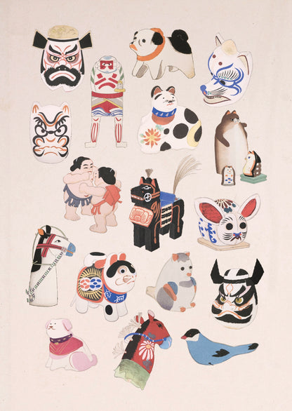 kiku print : A3 print - omocha