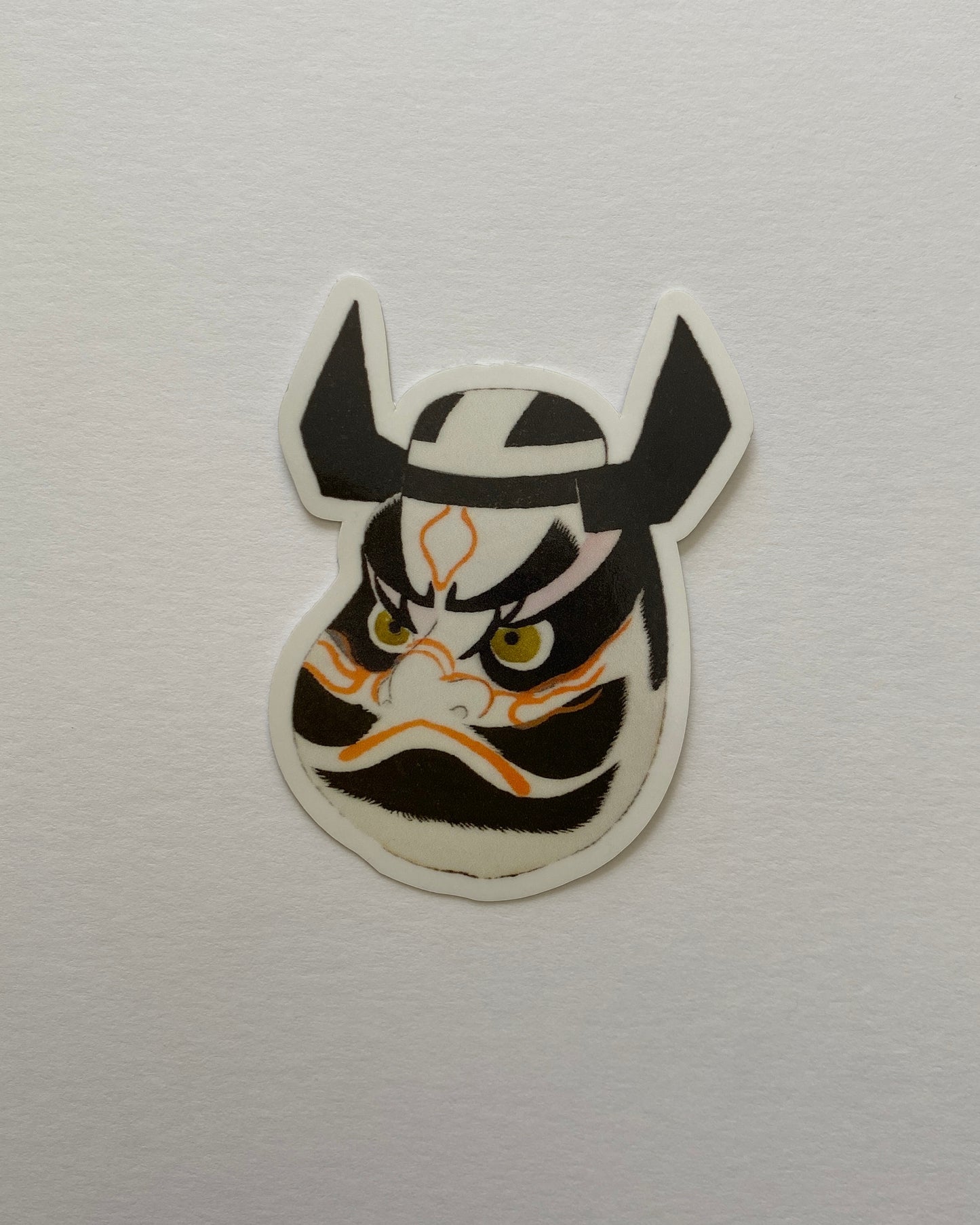 kiku print : vinyl sticker - oni mask #1