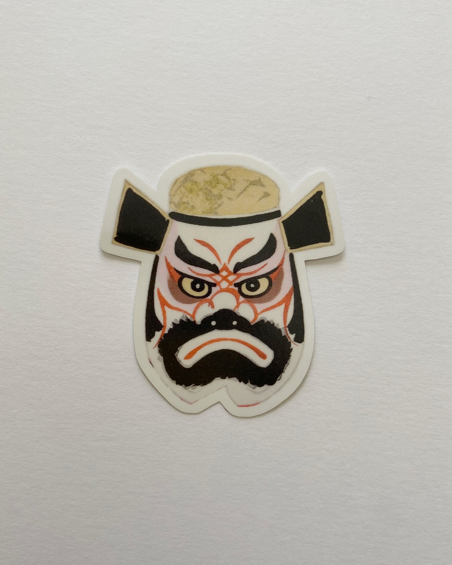 kiku print : vinyl sticker - oni masks #1