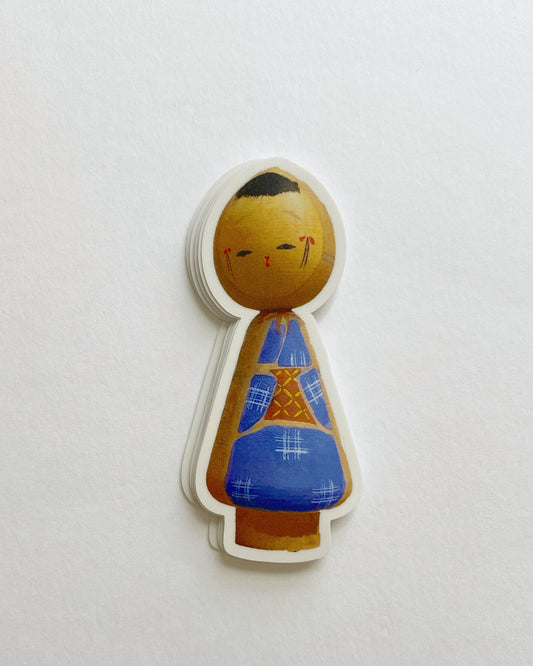 kiku print : vinyl sticker - Sayuri