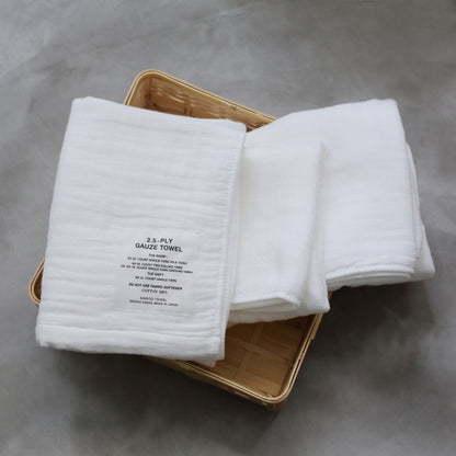 Shinto : 2.5 ply gauze hand towel - long