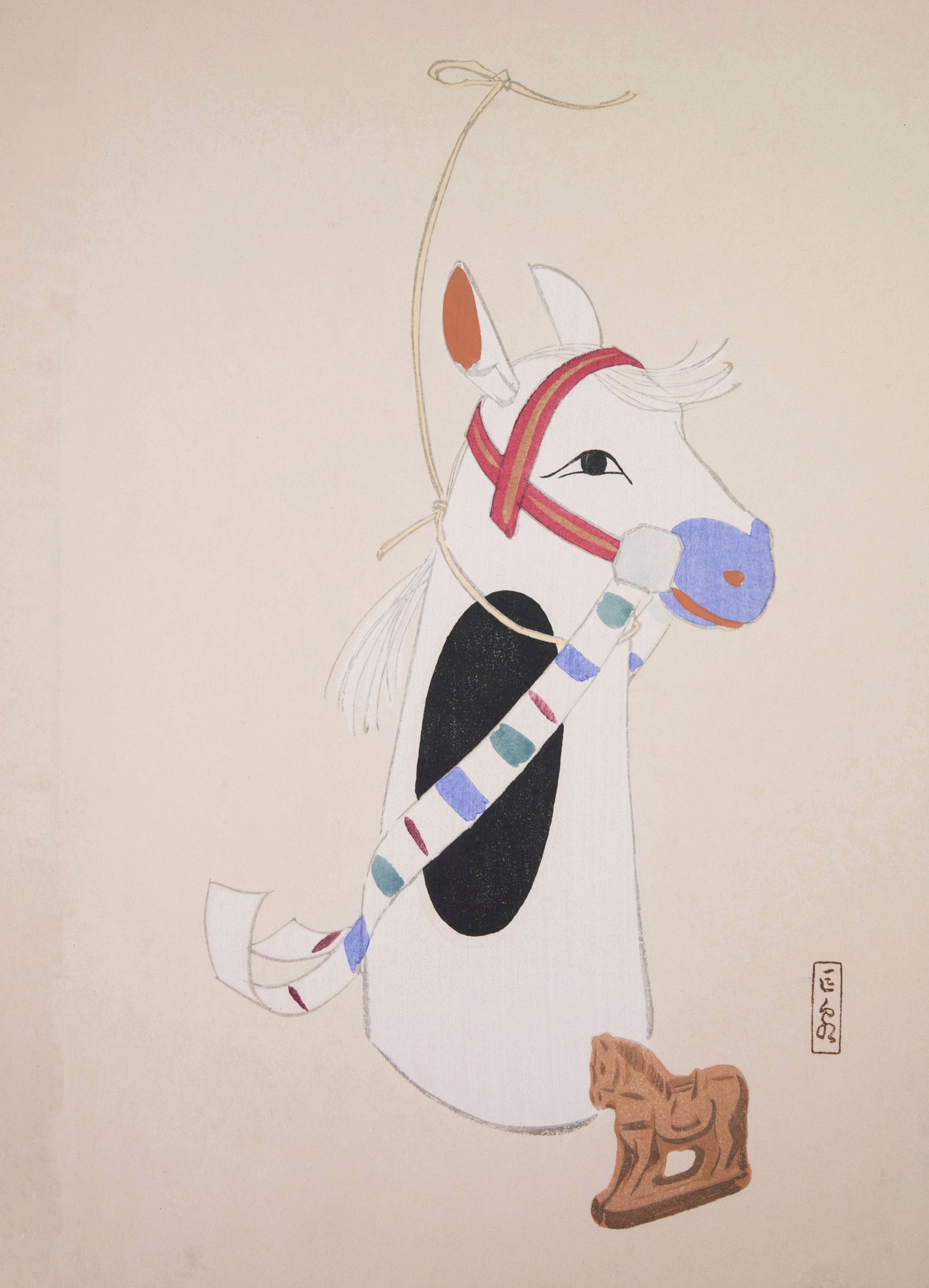 kiku print : A3 print - shiro uma