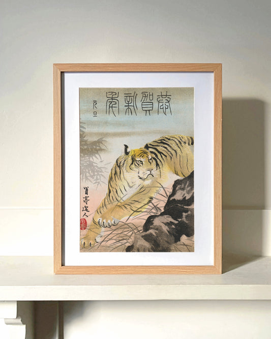 kiku print : A3 print - tiger