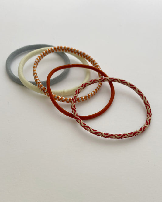 uki : hair ties - snowman