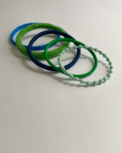 uki : hair ties - wasabi