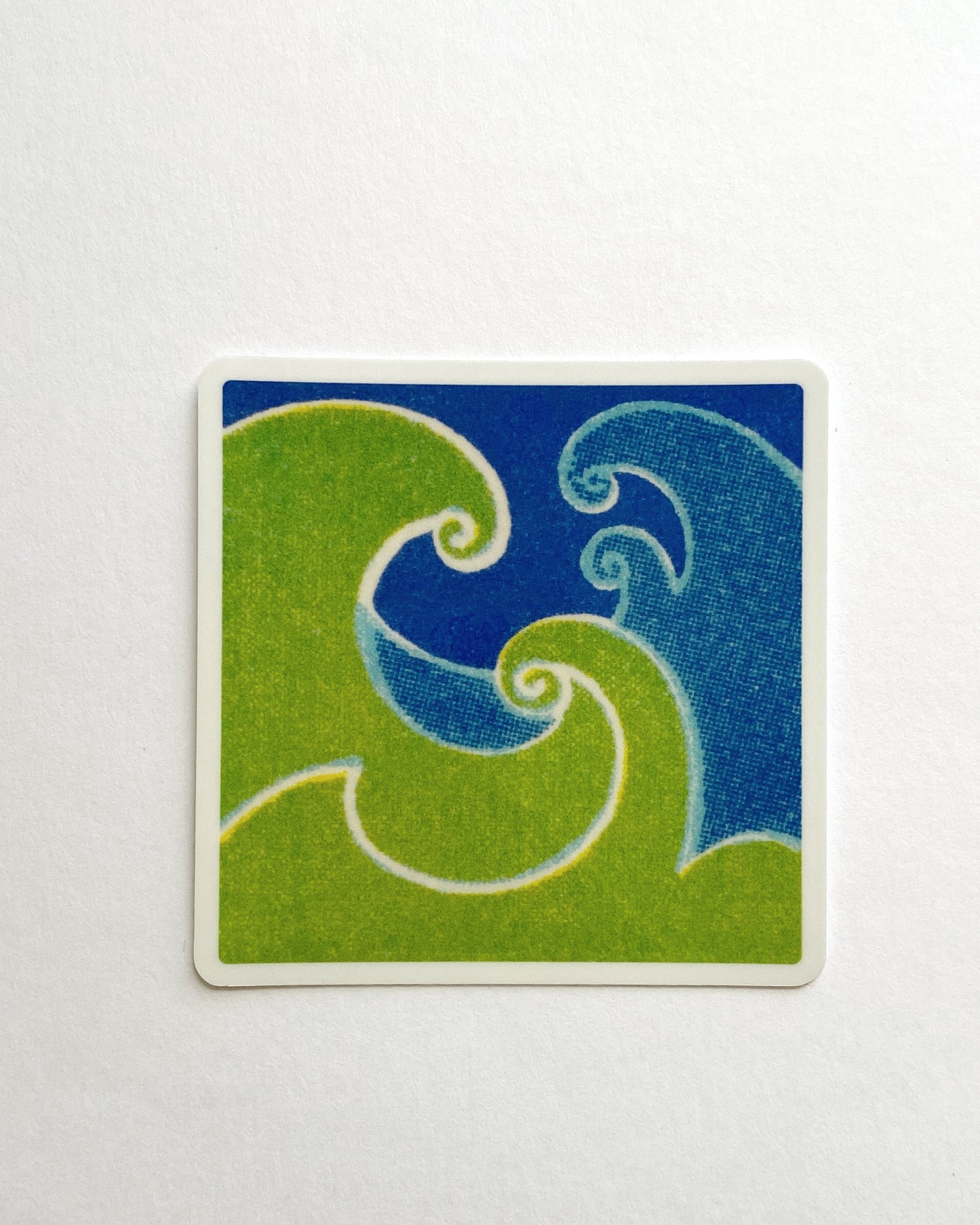 kiku print : vinyl sticker - the wave