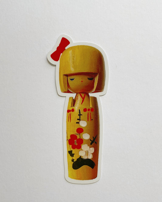 kiku print : vinyl sticker - Yumi