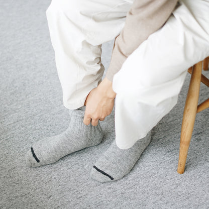 NISHIGUCHI KUTSUSHITA : praha wool ribbed sock