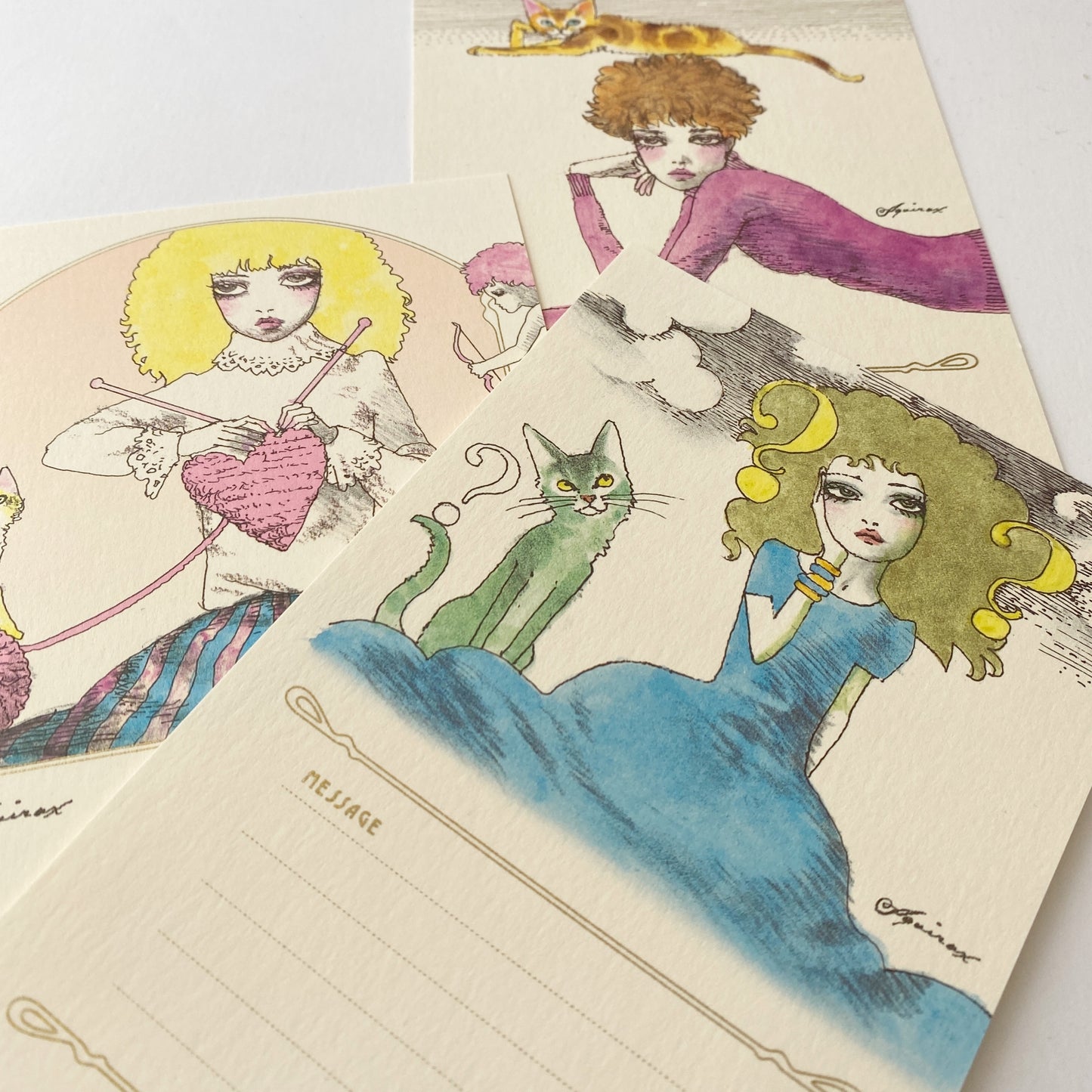 illustrated postcard : wonder | made in japan