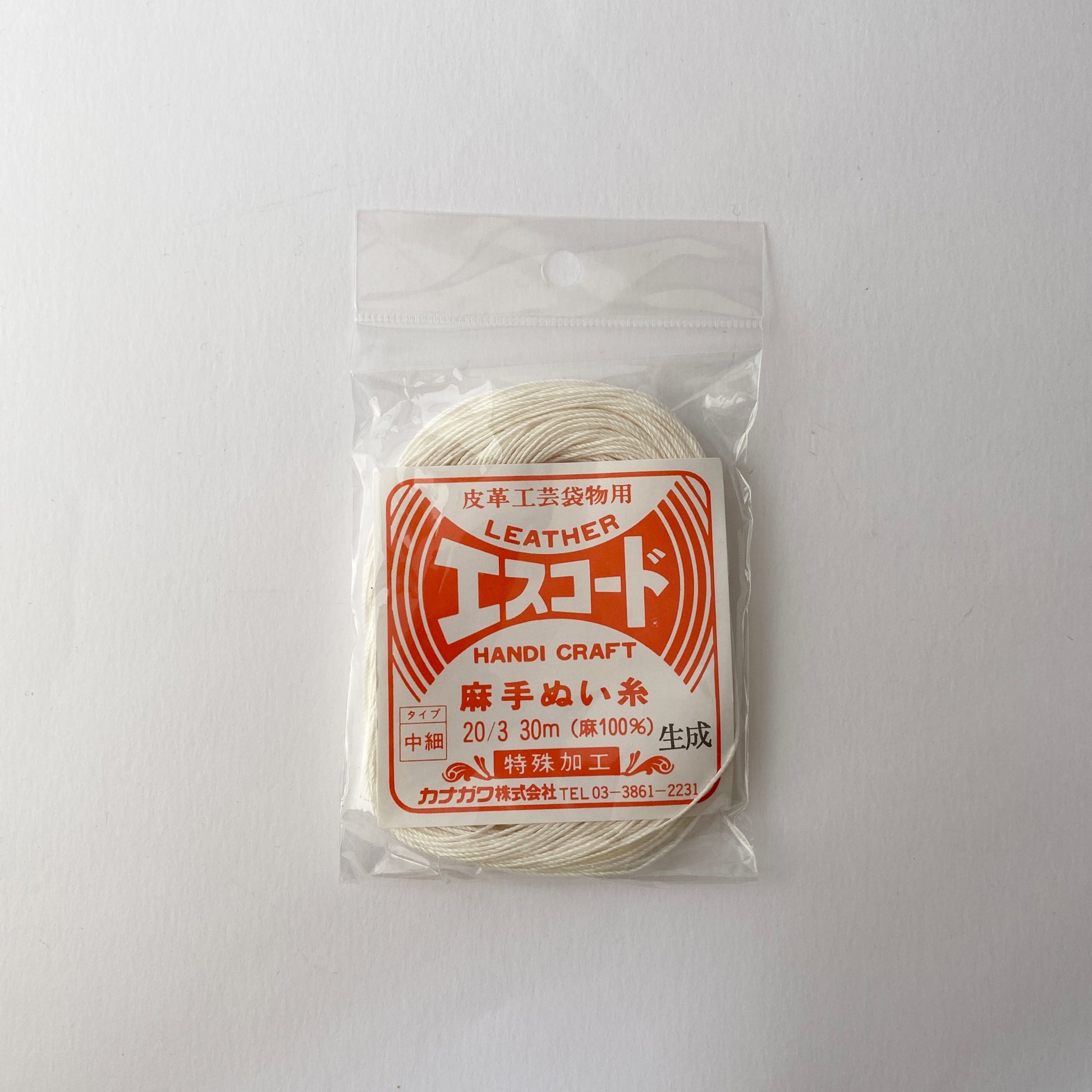 kanagawa : hemp linen sewing thread 20/3 made in japan