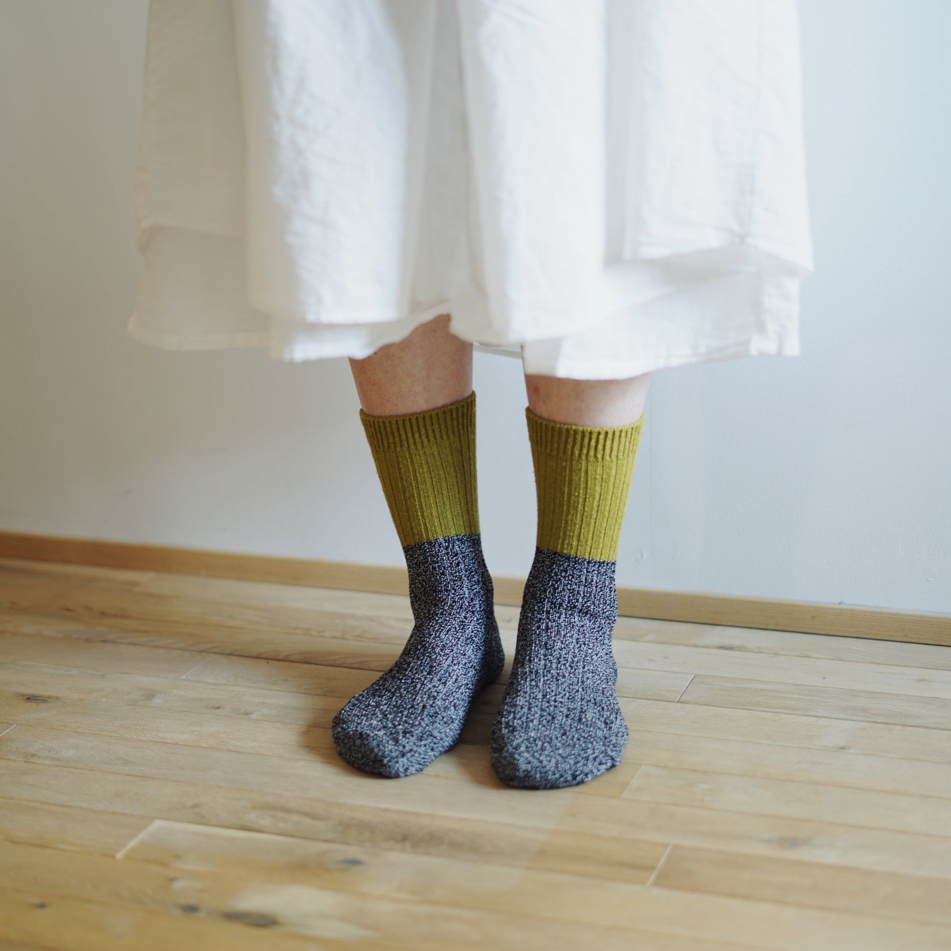 memeri : silk ribbed socks