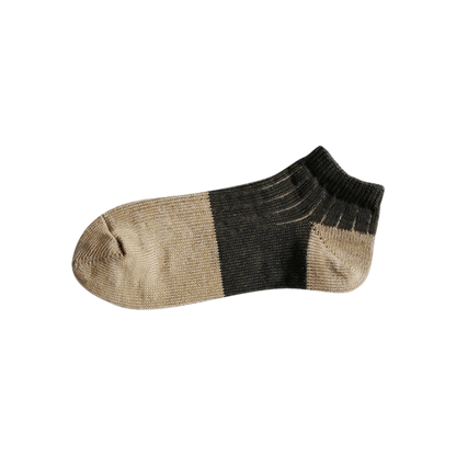 NISHIGUCHI KUTSUSHITA : boston linen cotton anklet sock