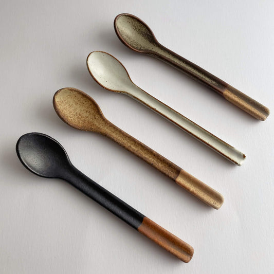 hechimon : shigaraki-ware ceramic spoon