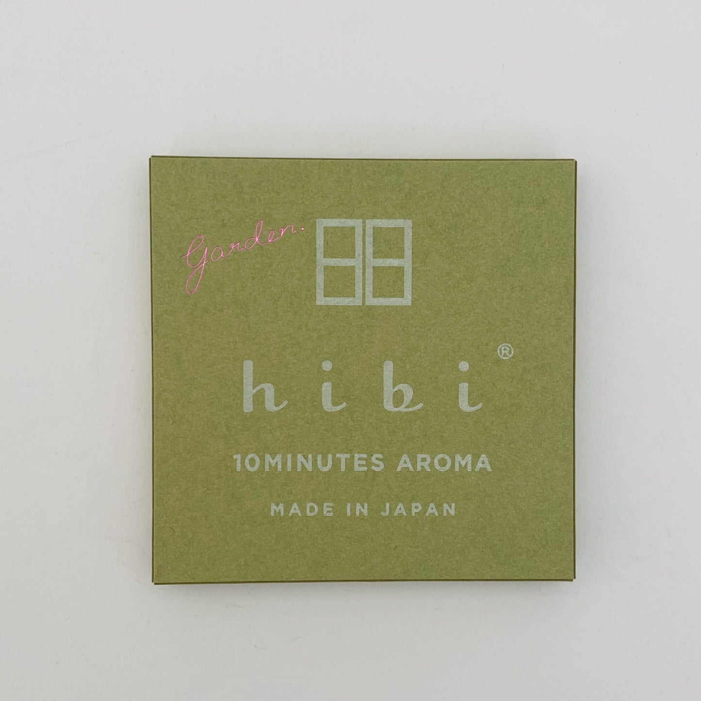 hibi 10 minute incense : garden scent gift box