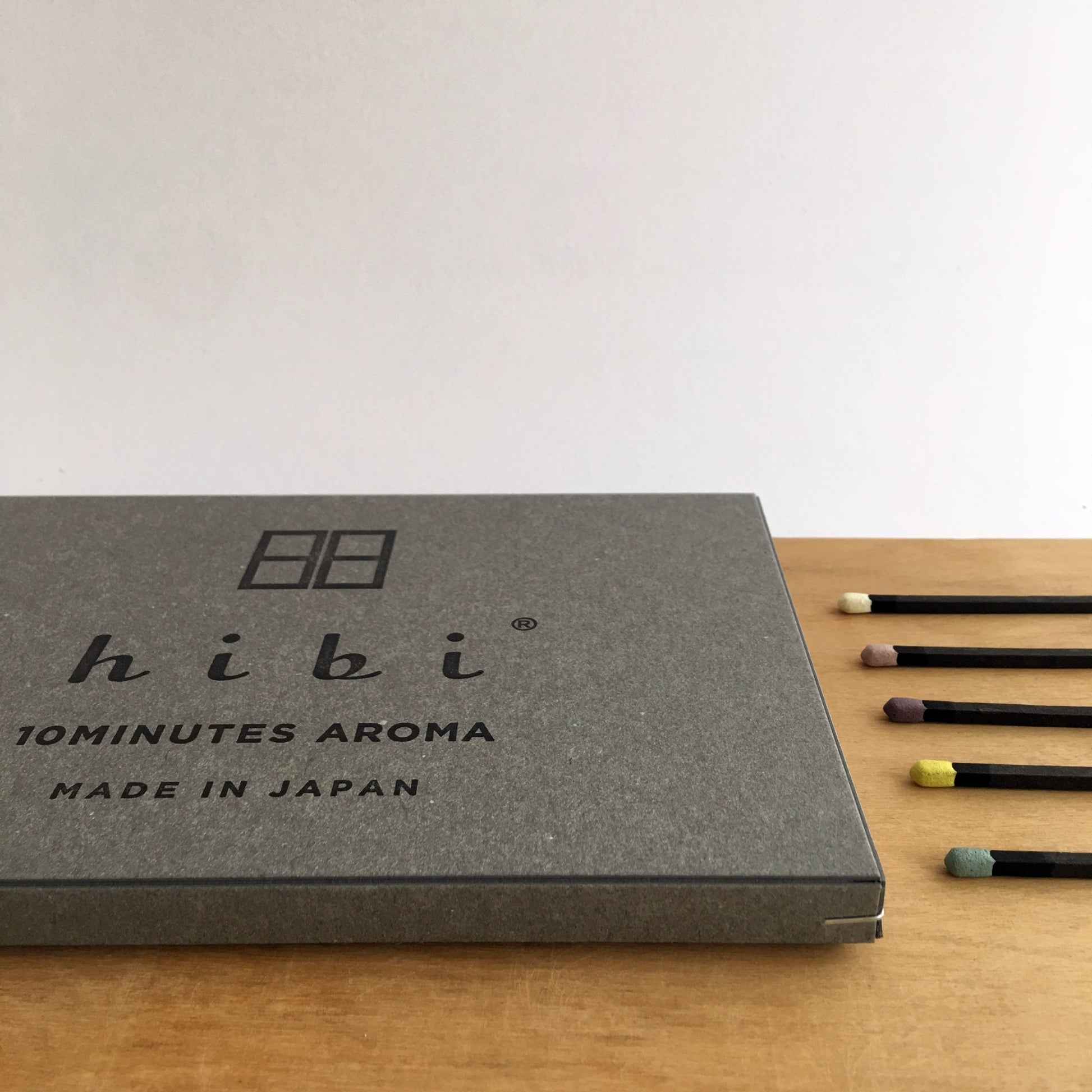 hibi 10 minute incense : modern scent gift box