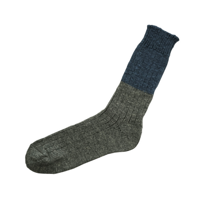 NISHIGUCHI KUTSUSHITA : boston wool cotton slab sock